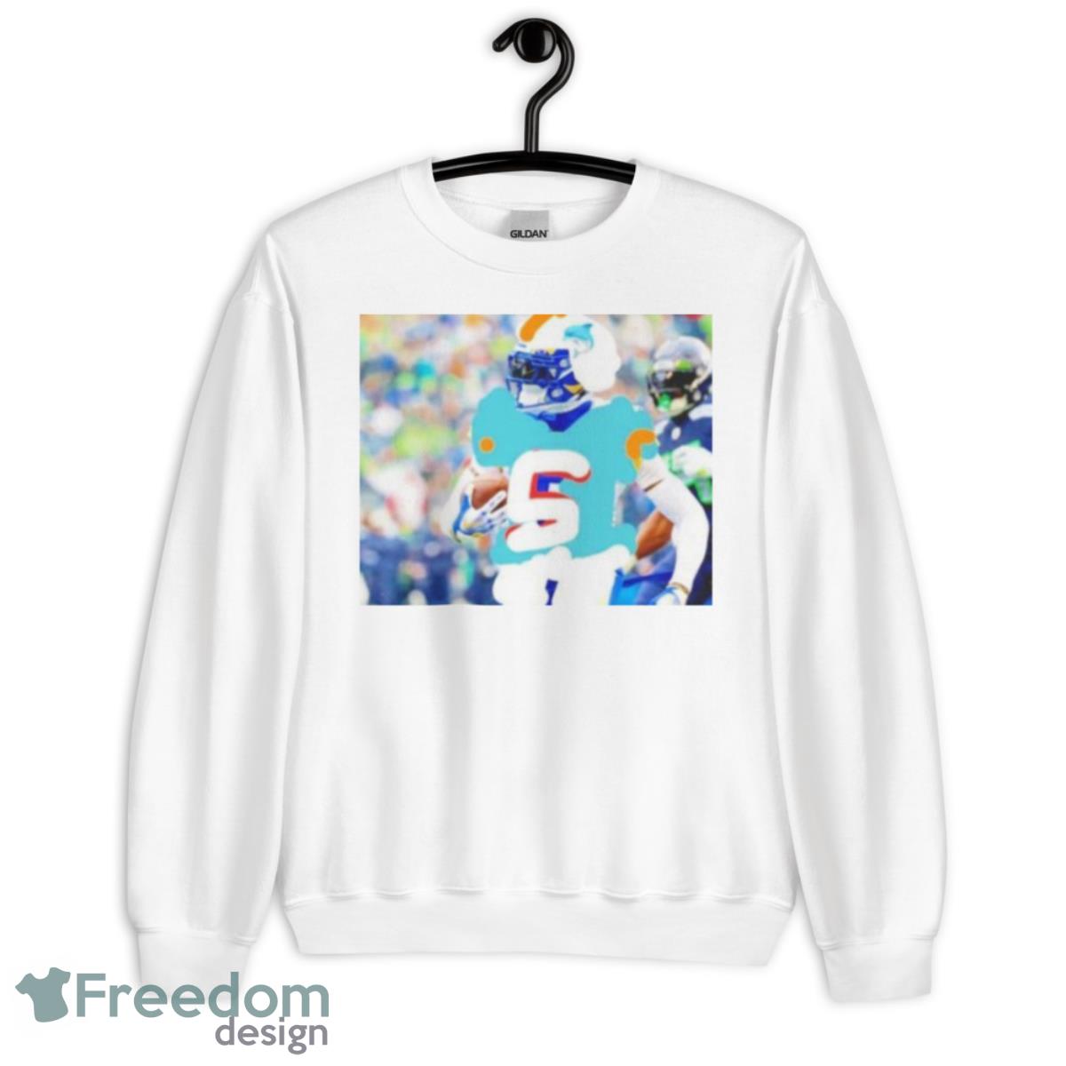 First Look At Jalen Ramsey As A Dolphin Shirt - Unisex Heavy Blend Crewneck Sweatshirt