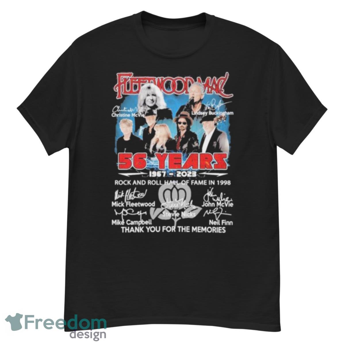 Fleetwood Mac 56 Years Of 1967 – 2023 Thank You For The Memories Signatures Shirt - G500 Men’s Classic T-Shirt