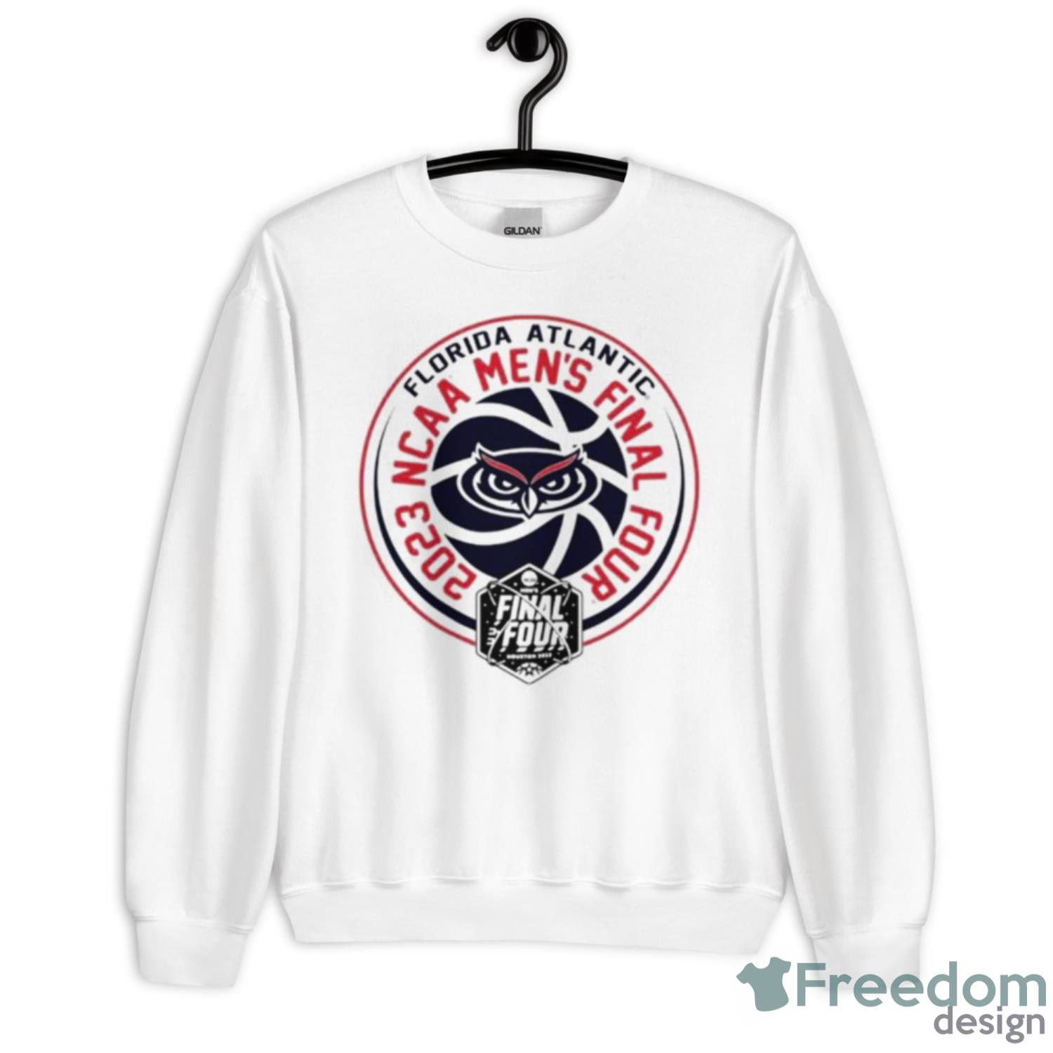 Florida Atlantic Owls 2023 NCAA Men’s Basketball Final Four Logo Shirt - Unisex Heavy Blend Crewneck Sweatshirt