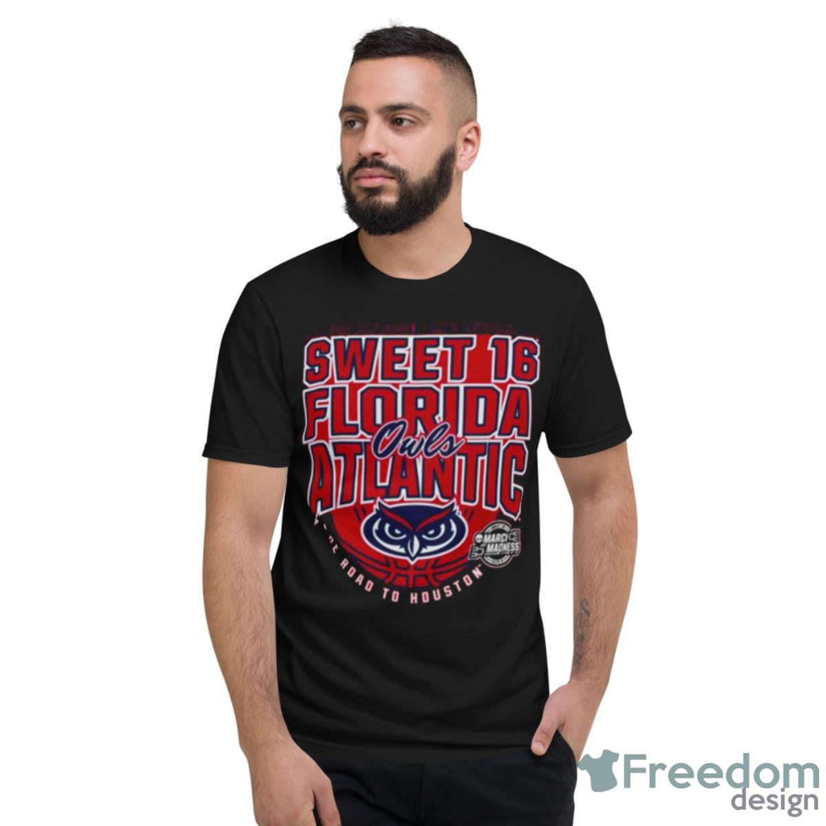 Florida Atlantic Owls Sweet 16 2023 NCAA Division I Men’s Basketball New York D I M Shirt - Short Sleeve T-Shirt