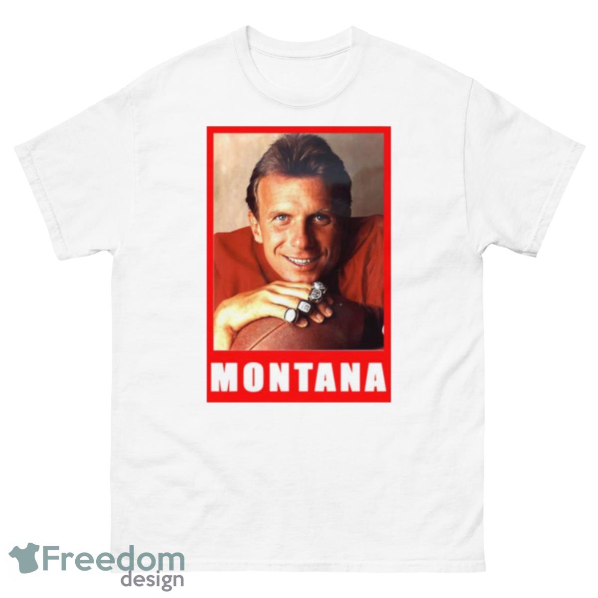 Football Player Legend Joe Montana 49ers Shirt - 500 Men’s Classic Tee Gildan