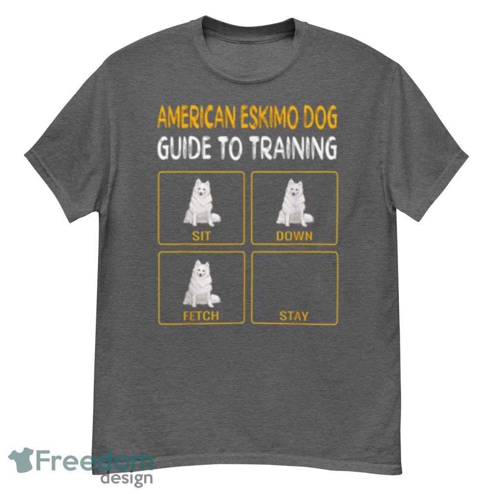Funny American Eskimo Dog Guide To Training Dog Obedience Shirt - G500 Men’s Classic T-Shirt
