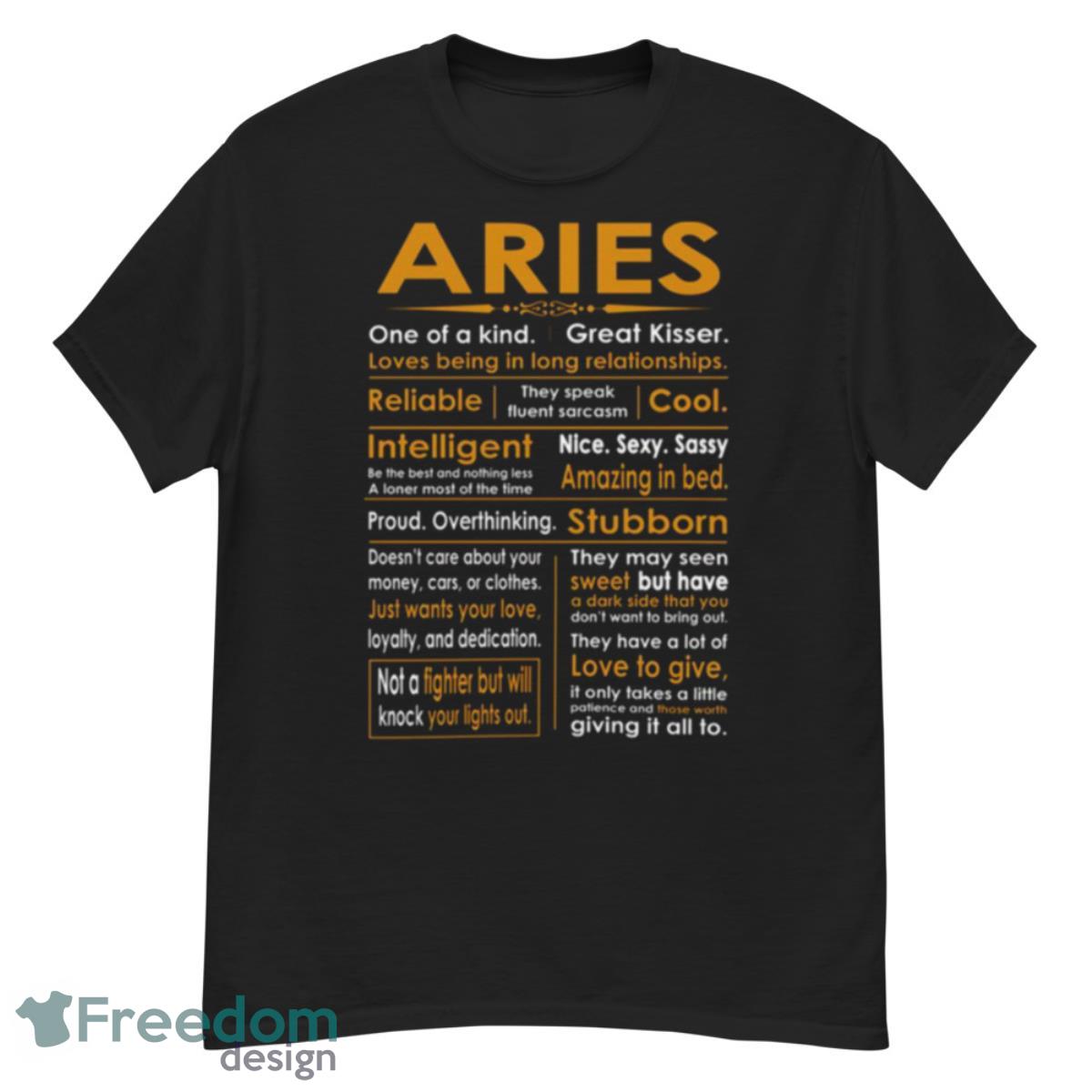 Funny Aries Zodiac Sign Shirt - G500 Men’s Classic T-Shirt