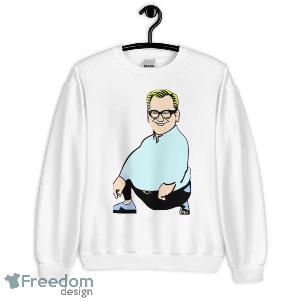 Funny Chibi Drew Carey Shirt - Unisex Heavy Blend Crewneck Sweatshirt