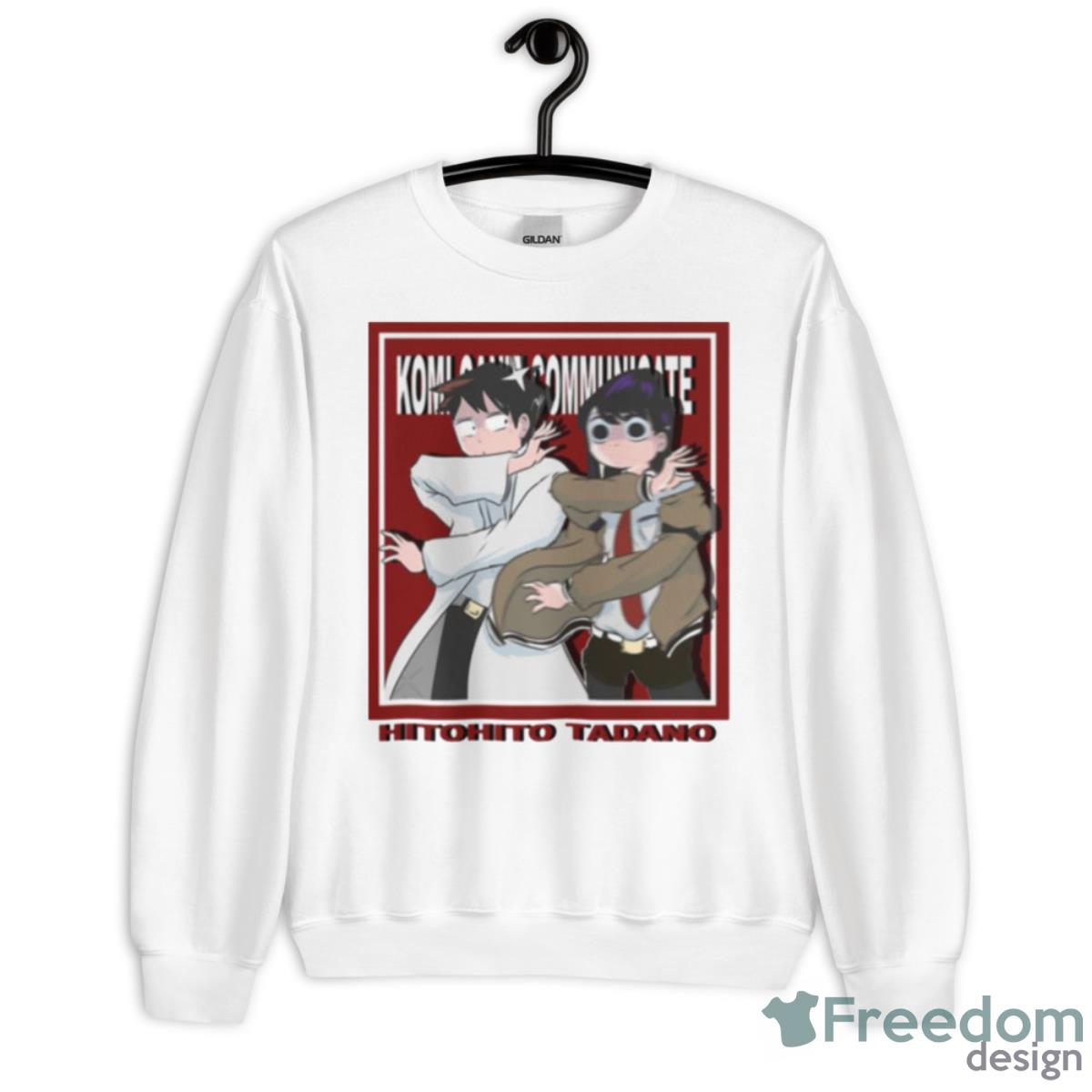 Funny Dancing Hitohito And Komi Shouko Komi Can’t Communicate Shirt - Unisex Heavy Blend Crewneck Sweatshirt