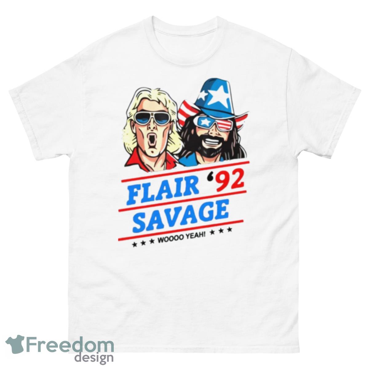 Funny Ric Flair 92 Savage Woo Yeah Shirt - 500 Men’s Classic Tee Gildan