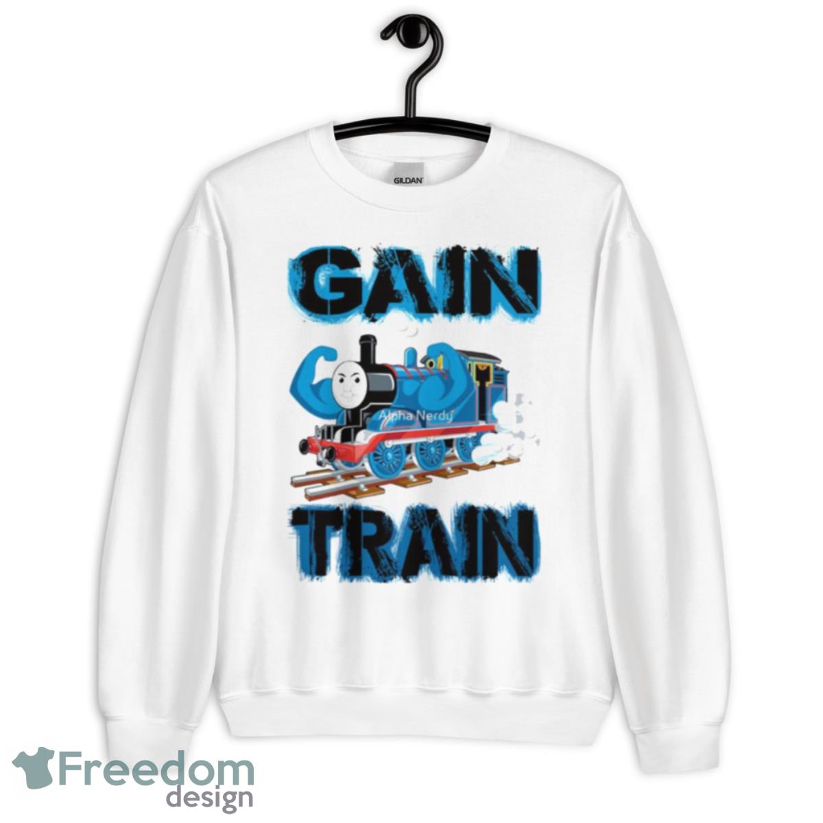 Gain Train 2023 Bodybuilding Shirt - Unisex Heavy Blend Crewneck Sweatshirt