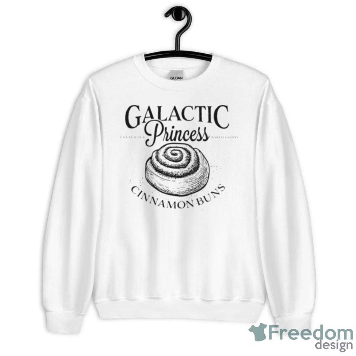 Galactic Princess Cinnamon Buns Star Wars Shirt - Unisex Heavy Blend Crewneck Sweatshirt