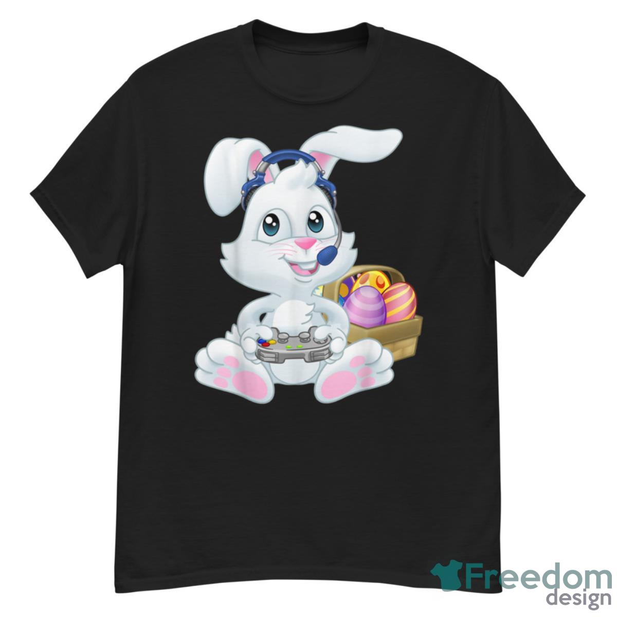Gamer Easter Bunny Rabbit Video Game Player With Controller Shirt - G500 Men’s Classic T-Shirt