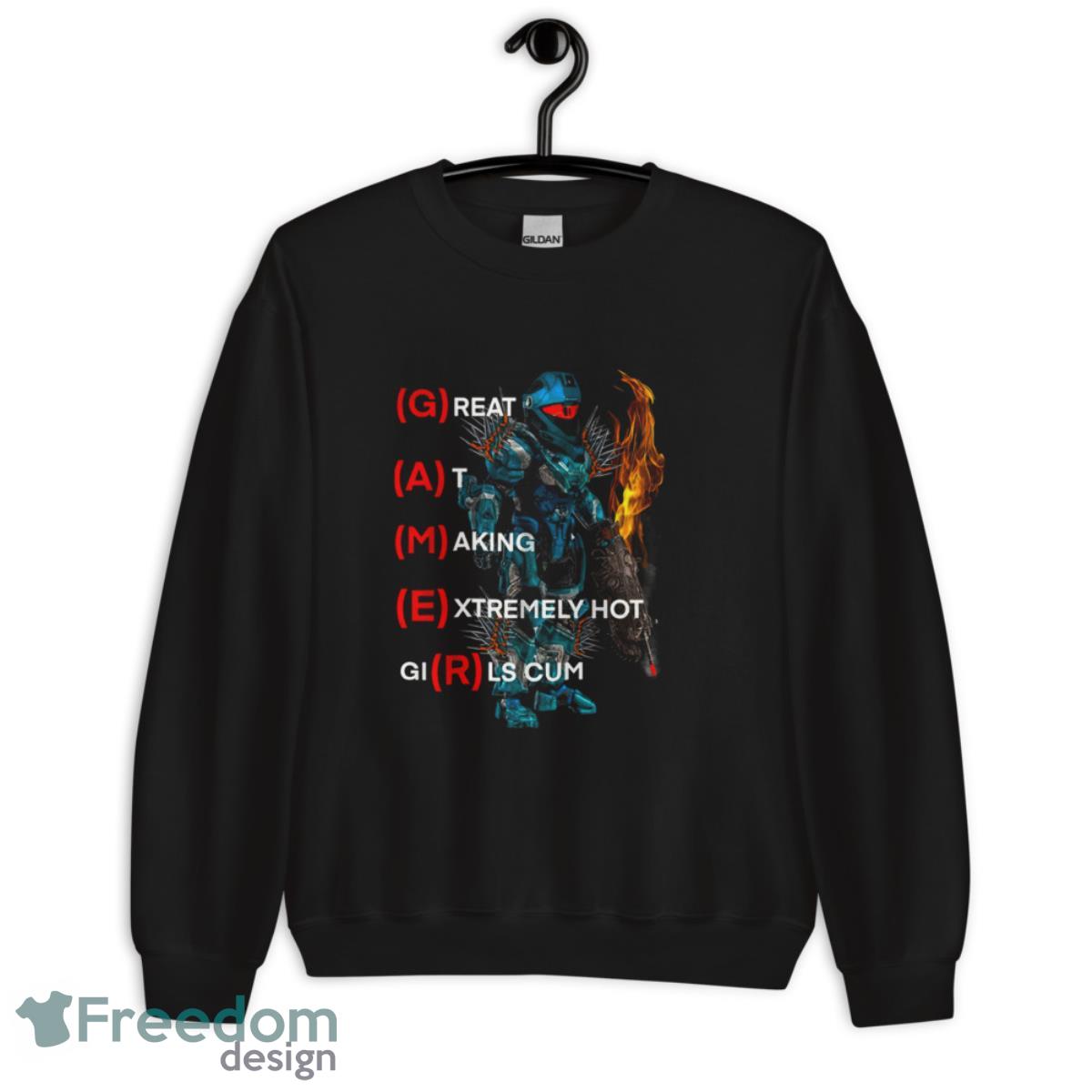 Gamer Great At Making Extremely Hot Girl Cum Shirt - Unisex Crewneck Sweatshirt Gamer Great At Making Extremely Hot Girl Cum Shirt - Unisex Crewneck Sweatshirt
