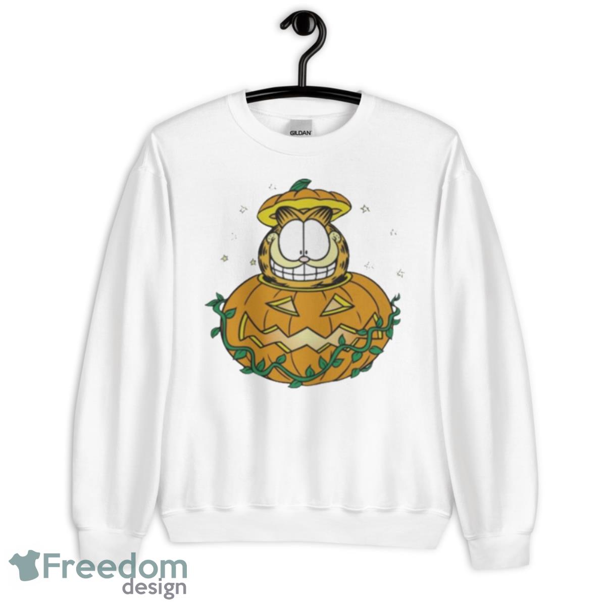 Garfield Pumpkin Shirt - Unisex Heavy Blend Crewneck Sweatshirt