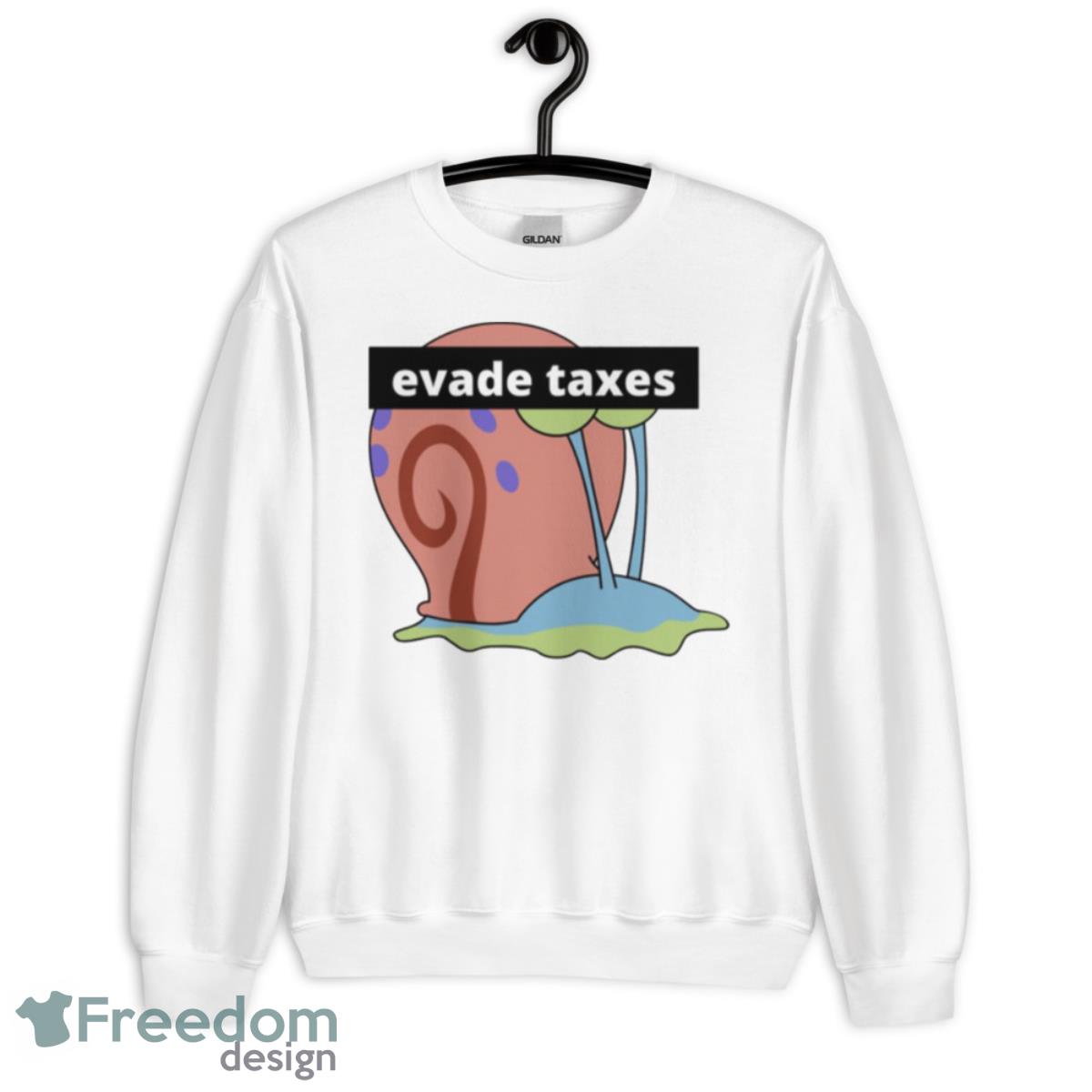 Gary Evade Taxes Spongebob Shirt - Unisex Heavy Blend Crewneck Sweatshirt