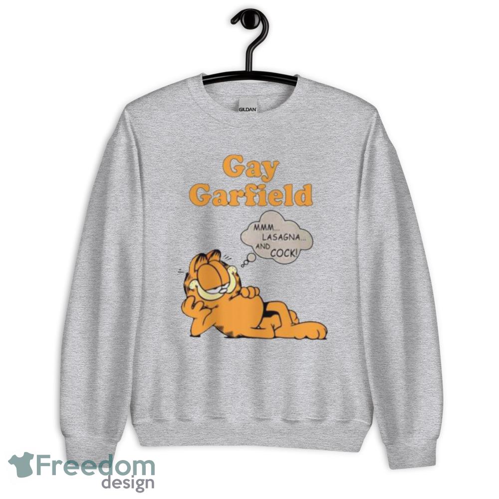 Gay Garfield Mmm Lasagna And Cock Unisex Shirt - Unisex Heavy Blend Crewneck Sweatshirt Gay Garfield Mmm Lasagna And Cock Unisex Shirt - Unisex Heavy Blend Crewneck Sweatshirt