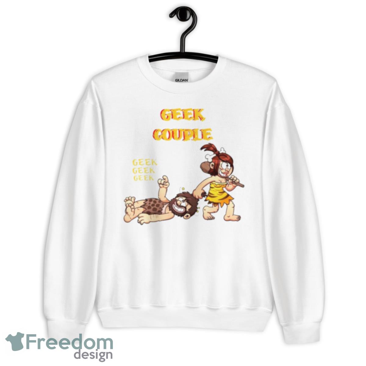 Geeker Couple Geek Shirt - Unisex Heavy Blend Crewneck Sweatshirt