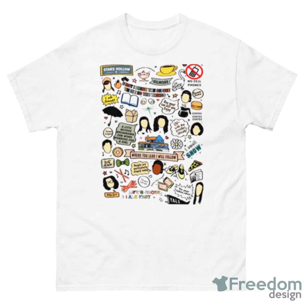 Gilmores Film Girls Stars Hollow Shirt - 500 Men’s Classic Tee Gildan