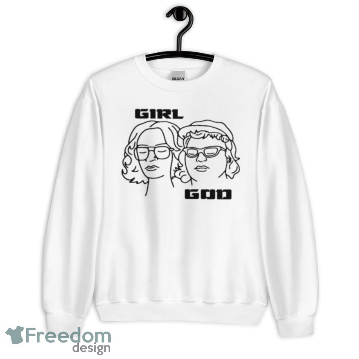 Girl God Shirt - Unisex Heavy Blend Crewneck Sweatshirt