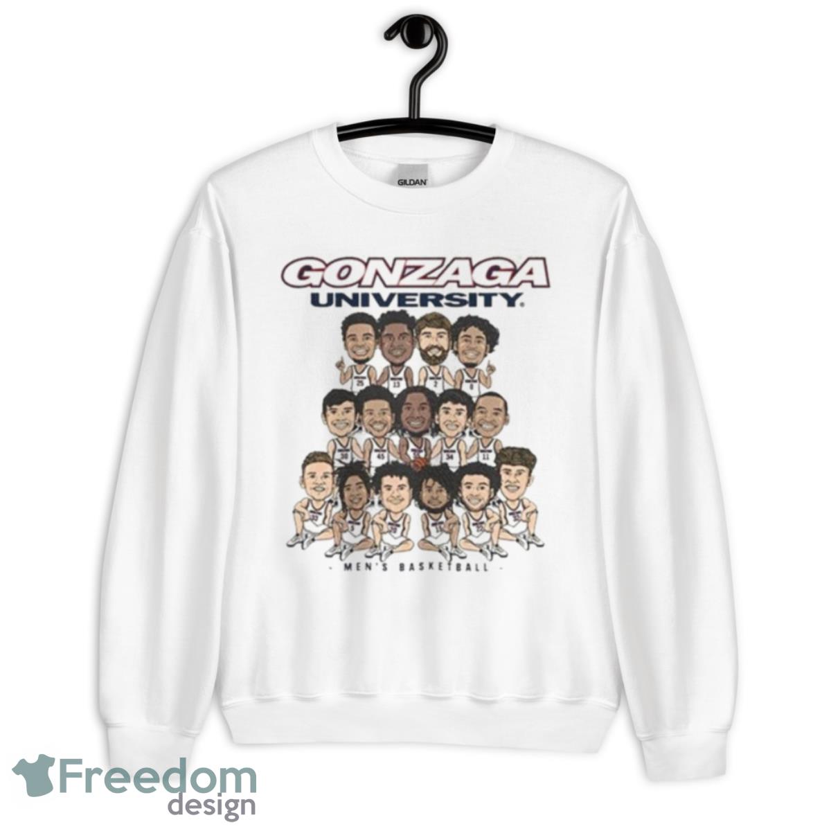 Gonzaga Bulldogs University Men’s Basketball NCAA 2023 Shirt - Unisex Heavy Blend Crewneck Sweatshirt