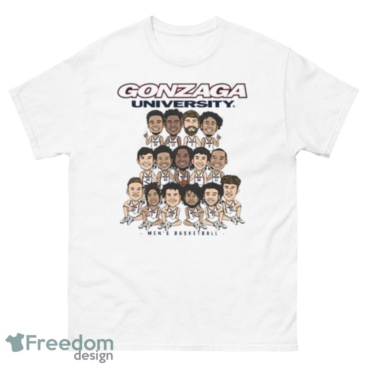 Gonzaga Bulldogs University Men’s Basketball NCAA 2023 Shirt - 500 Men’s Classic Tee Gildan