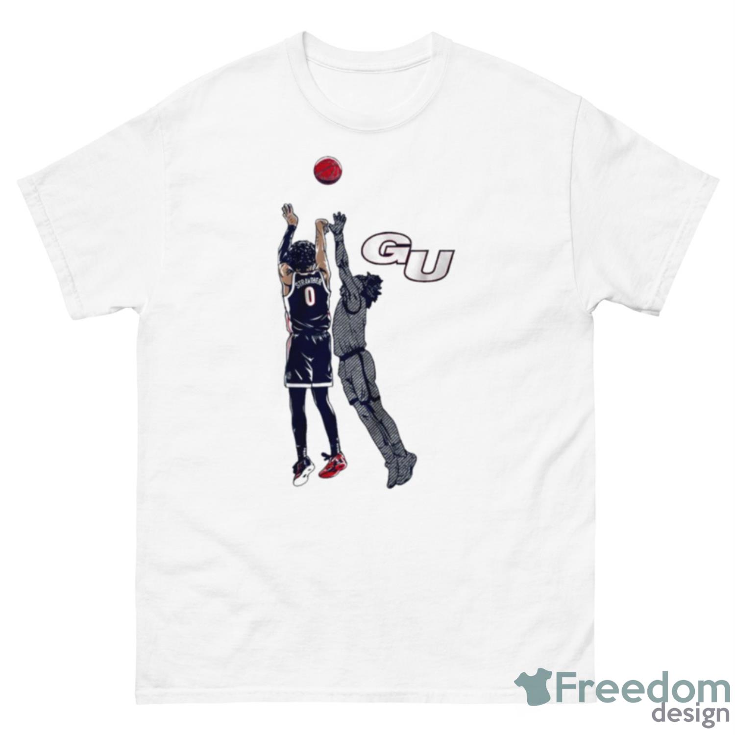 Gonzaga Julian Strawther The Shot Shirt - 500 Men’s Classic Tee Gildan