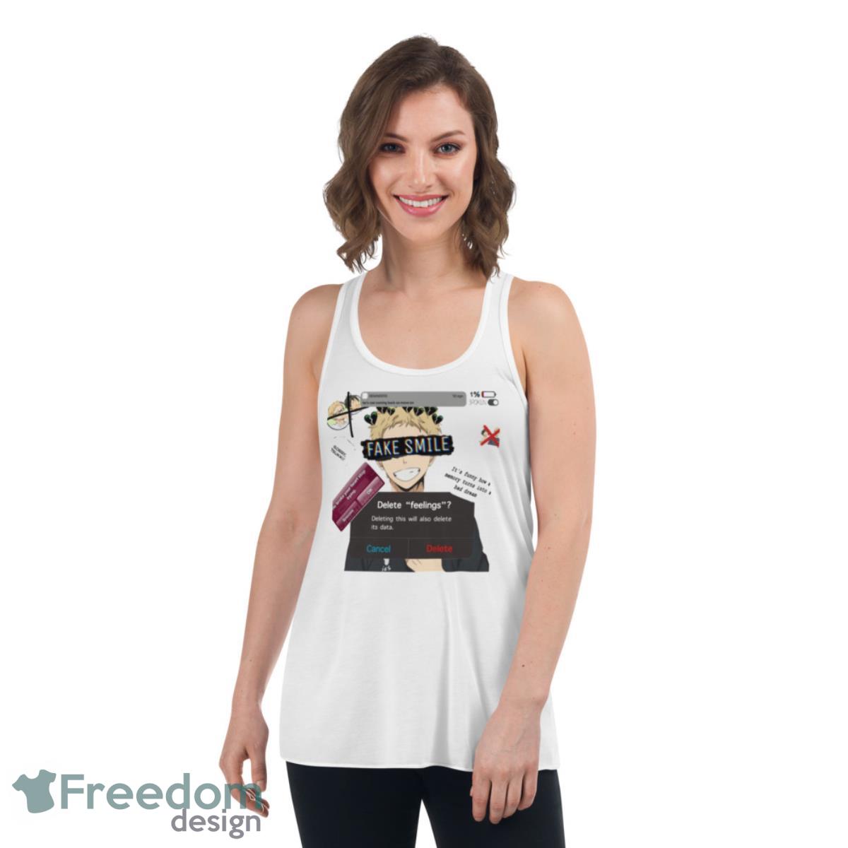 Goodbye Fishing Tsuritama Anime Shirt - Womens Flowy Racerback Tank Goodbye Fishing Tsuritama Anime Shirt - Womens Flowy Racerback Tank