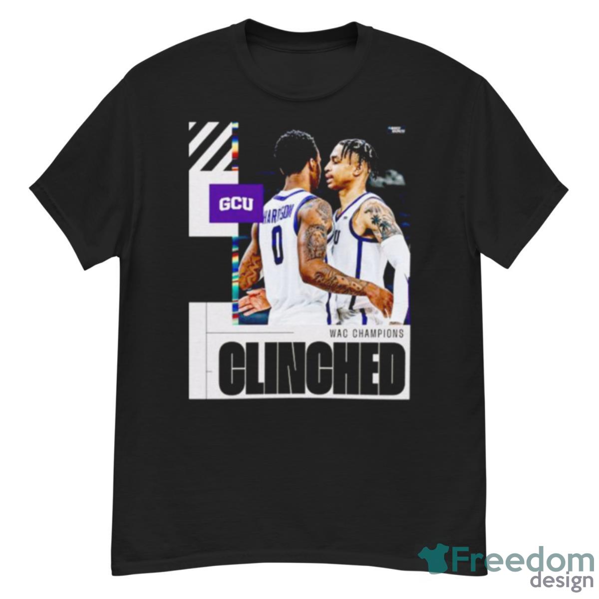 Grand Canyon Antelopes 2023 WAC Champions Clinched March Madness Shirt - G500 Men’s Classic T-Shirt