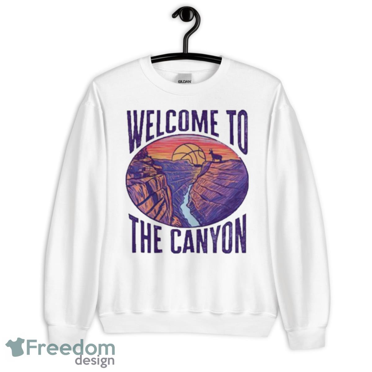 Grand Canyon Antelopes Welcome To The Canyon Shirt - Unisex Heavy Blend Crewneck Sweatshirt