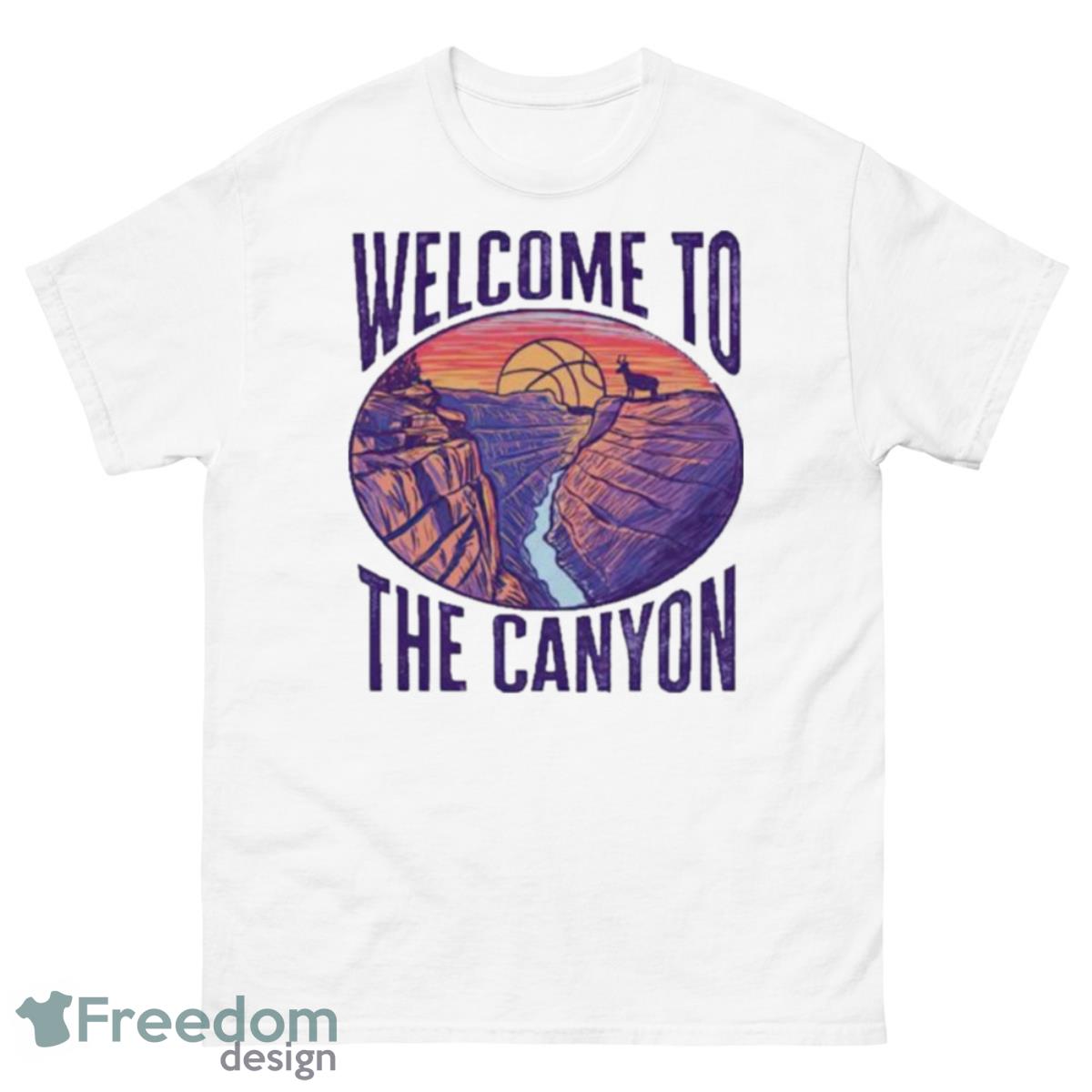 Grand Canyon Antelopes Welcome To The Canyon Shirt - 500 Men’s Classic Tee Gildan