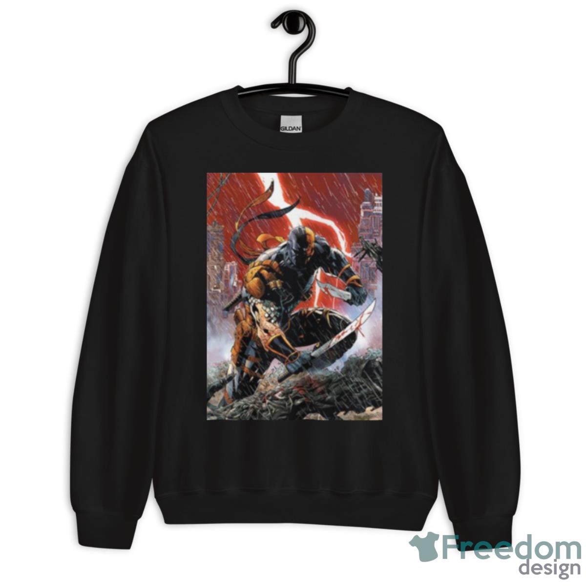 Graphic Of Deathstroke Comic Dc Shirt image Graphic Of Deathstroke Comic Dc Shirt - Unisex Crewneck Sweatshirt