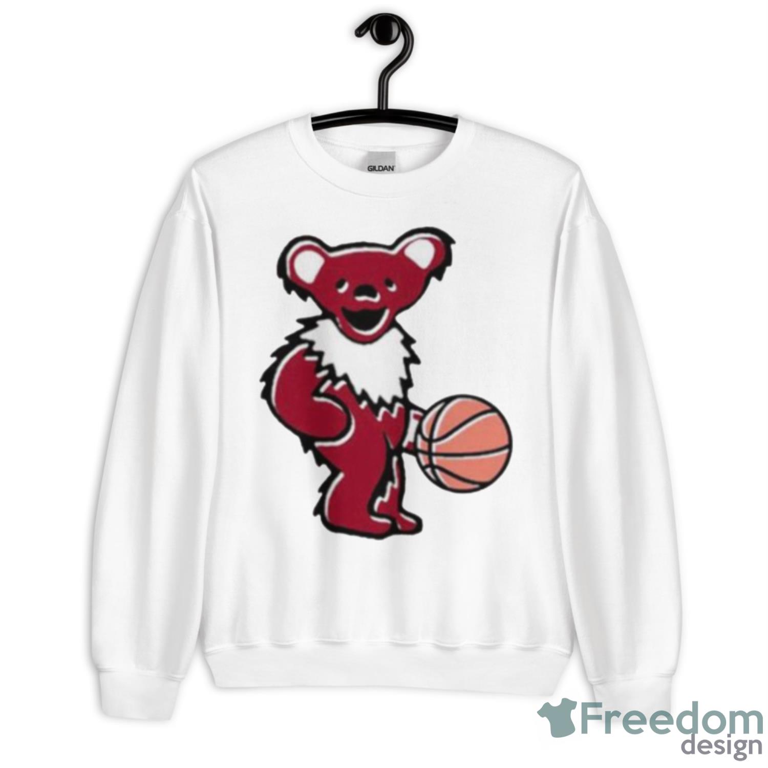 Grateful Hoops Crimson Shirt - Unisex Heavy Blend Crewneck Sweatshirt