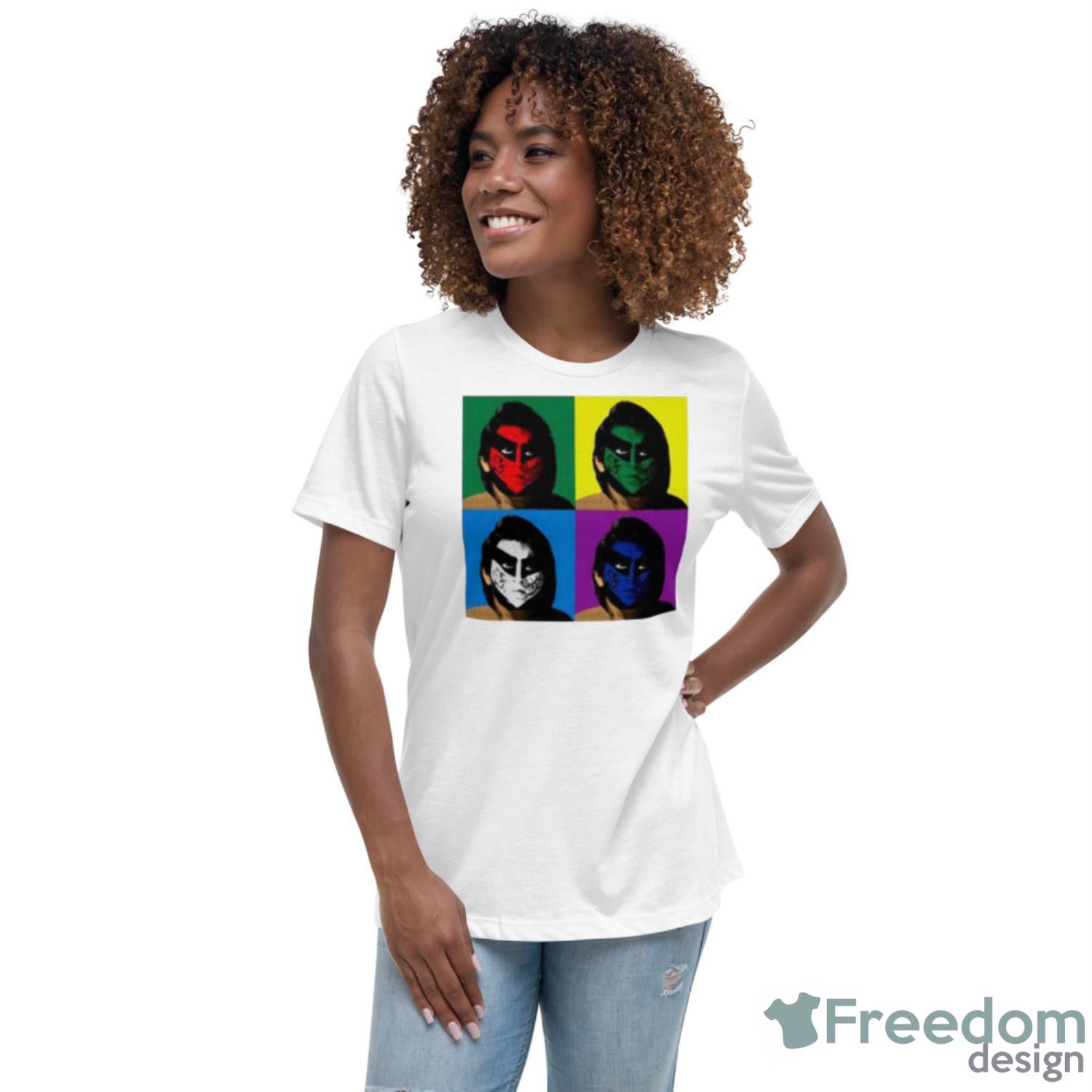 Great Muta Collaboration Faces Shirt - Womens Relaxed Short Sleeve Jersey Tee Great Muta Collaboration Faces Shirt - Womens Relaxed Short Sleeve Jersey Tee