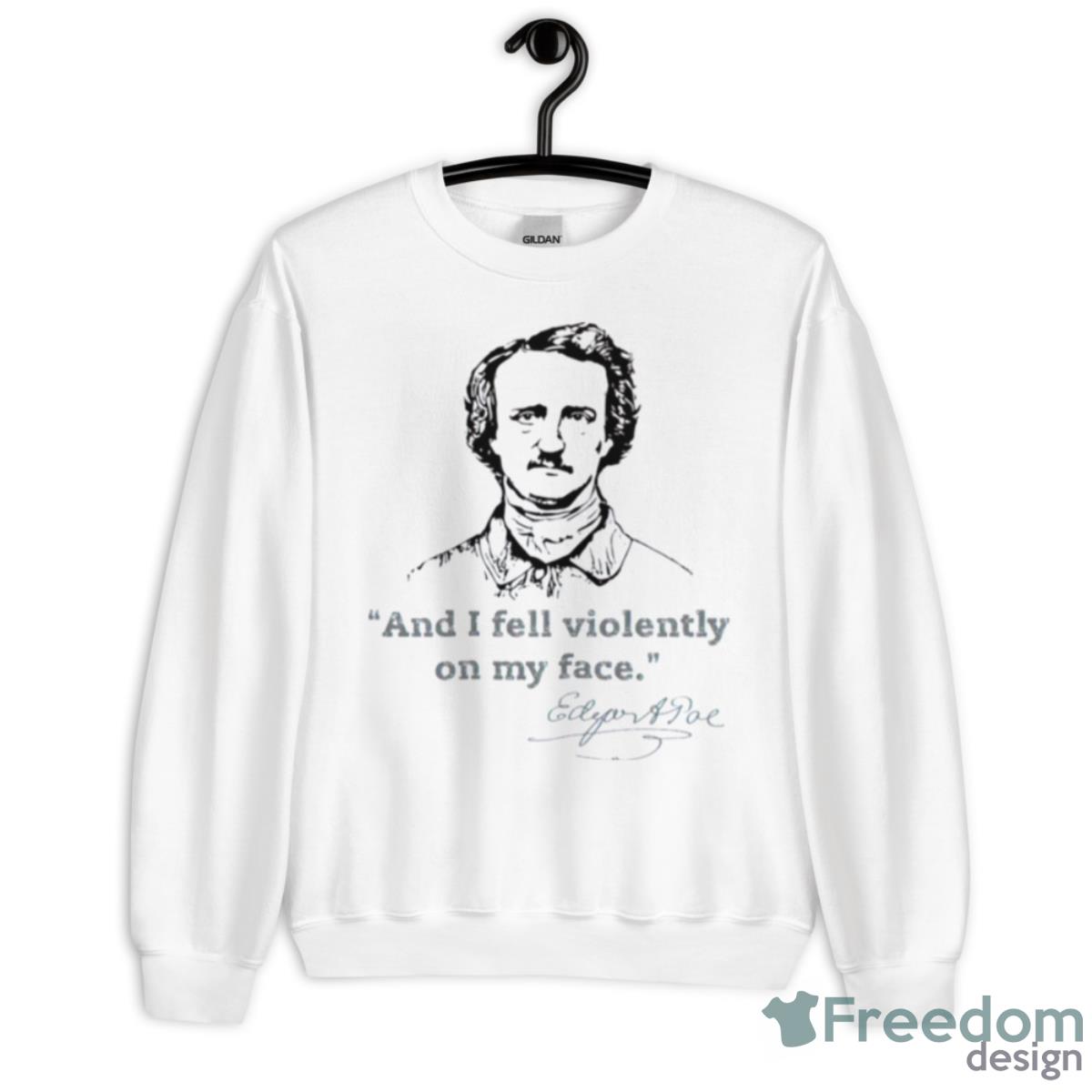 Great Tales And Poems Edgar Allan Poe Shirt - Unisex Heavy Blend Crewneck Sweatshirt