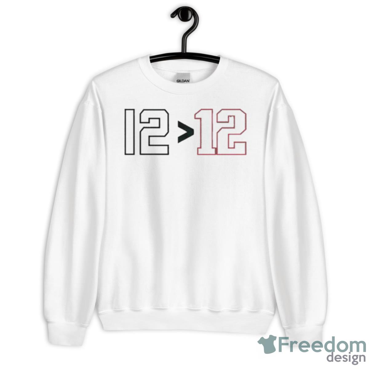 Greater Than 12 Aaron Rodgers Shirt - Unisex Heavy Blend Crewneck Sweatshirt