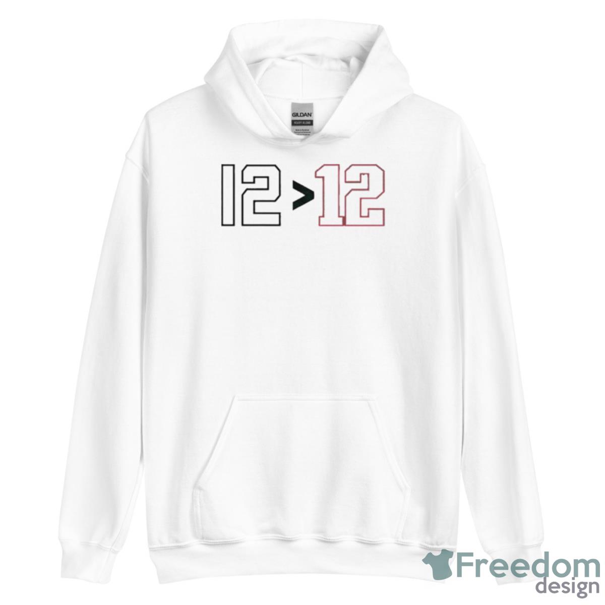 Greater Than 12 Aaron Rodgers Shirt image Greater Than 12 Aaron Rodgers Shirt - Unisex Heavy Blend Hooded Sweatshirt
