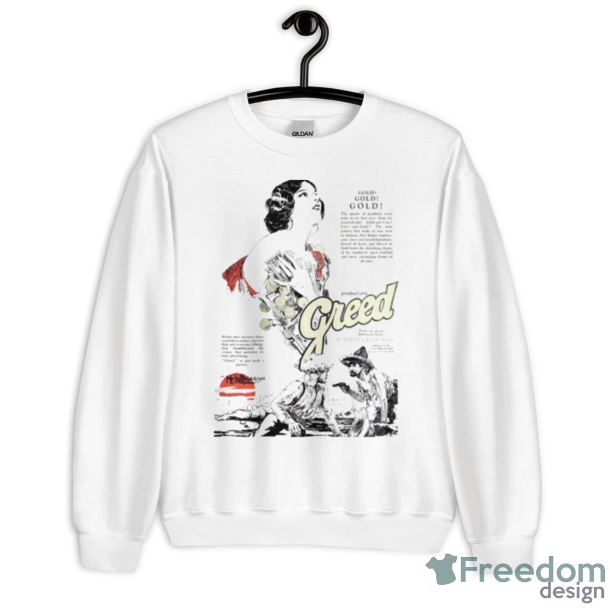 Greed 1924 Erich Von Stroheim Shirt - Unisex Heavy Blend Crewneck Sweatshirt