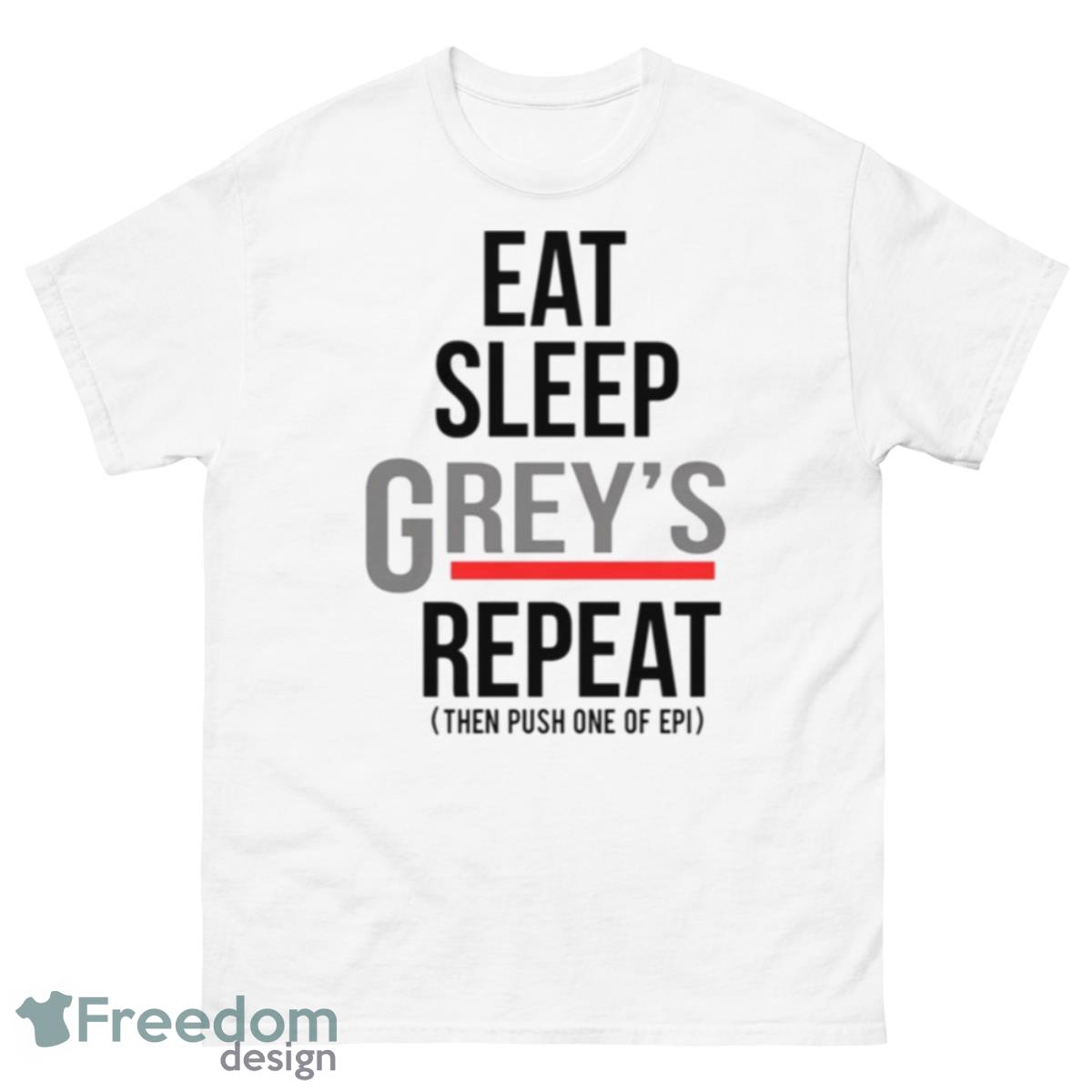 Greys Repeat Greys Anatomy Shirt - 500 Men’s Classic Tee Gildan