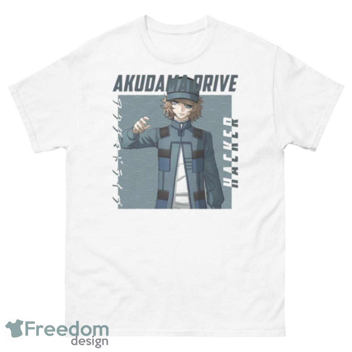 Hacker Colored Background Akudama Drive Shirt - 500 Men’s Classic Tee Gildan