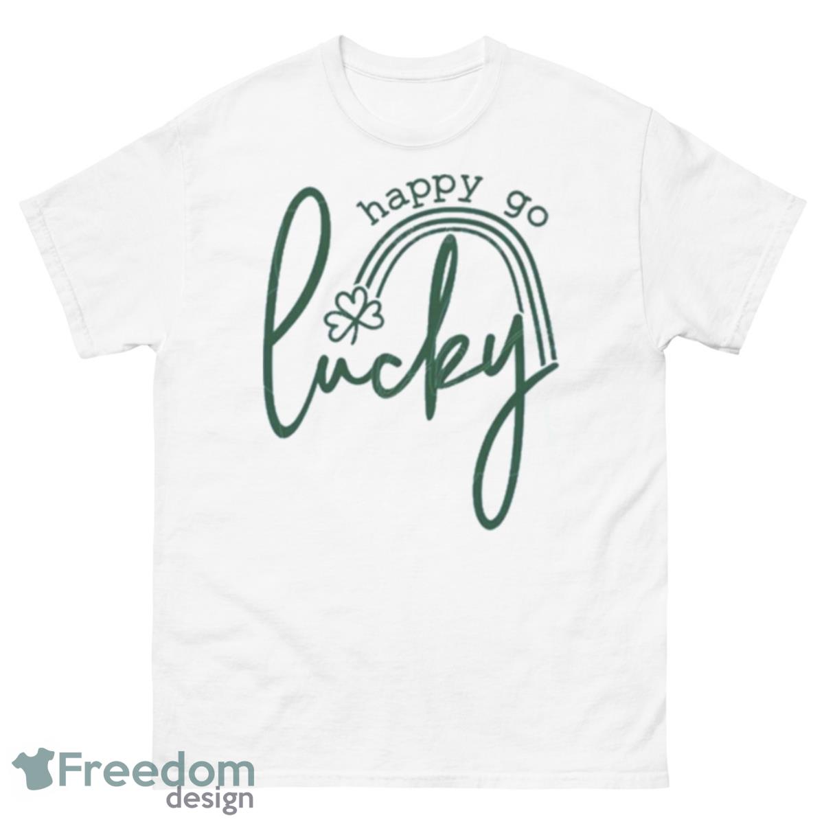 Happy Go Lucky Saint Patrick’s Day Shirt - 500 Men’s Classic Tee Gildan
