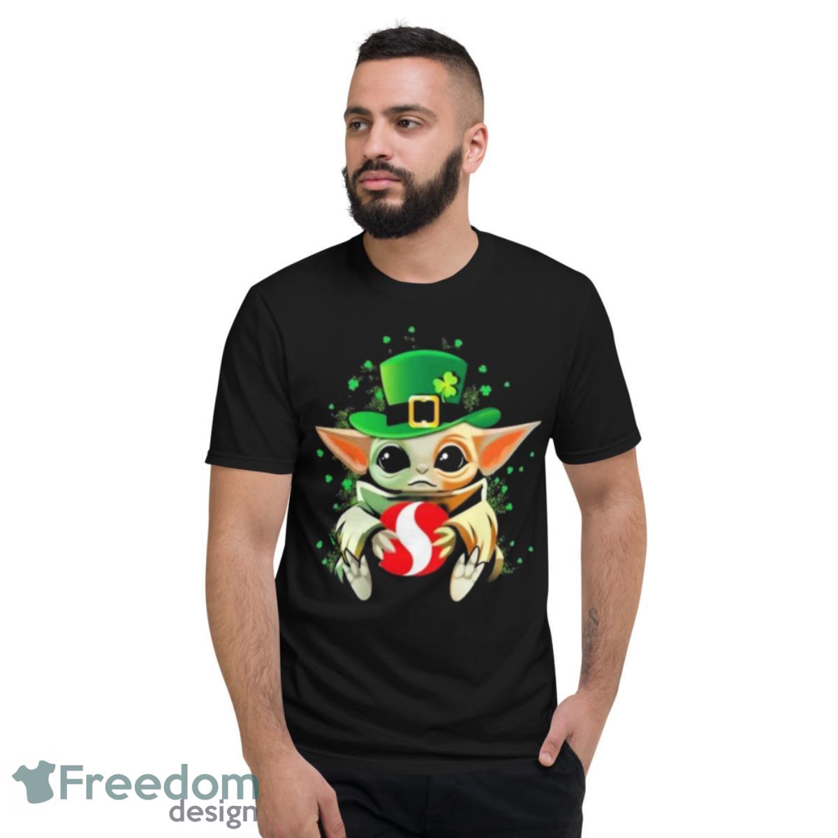 Happy St Patrick’s Day Baby Yoda Hug Safeway Shirt - Short Sleeve T-Shirt