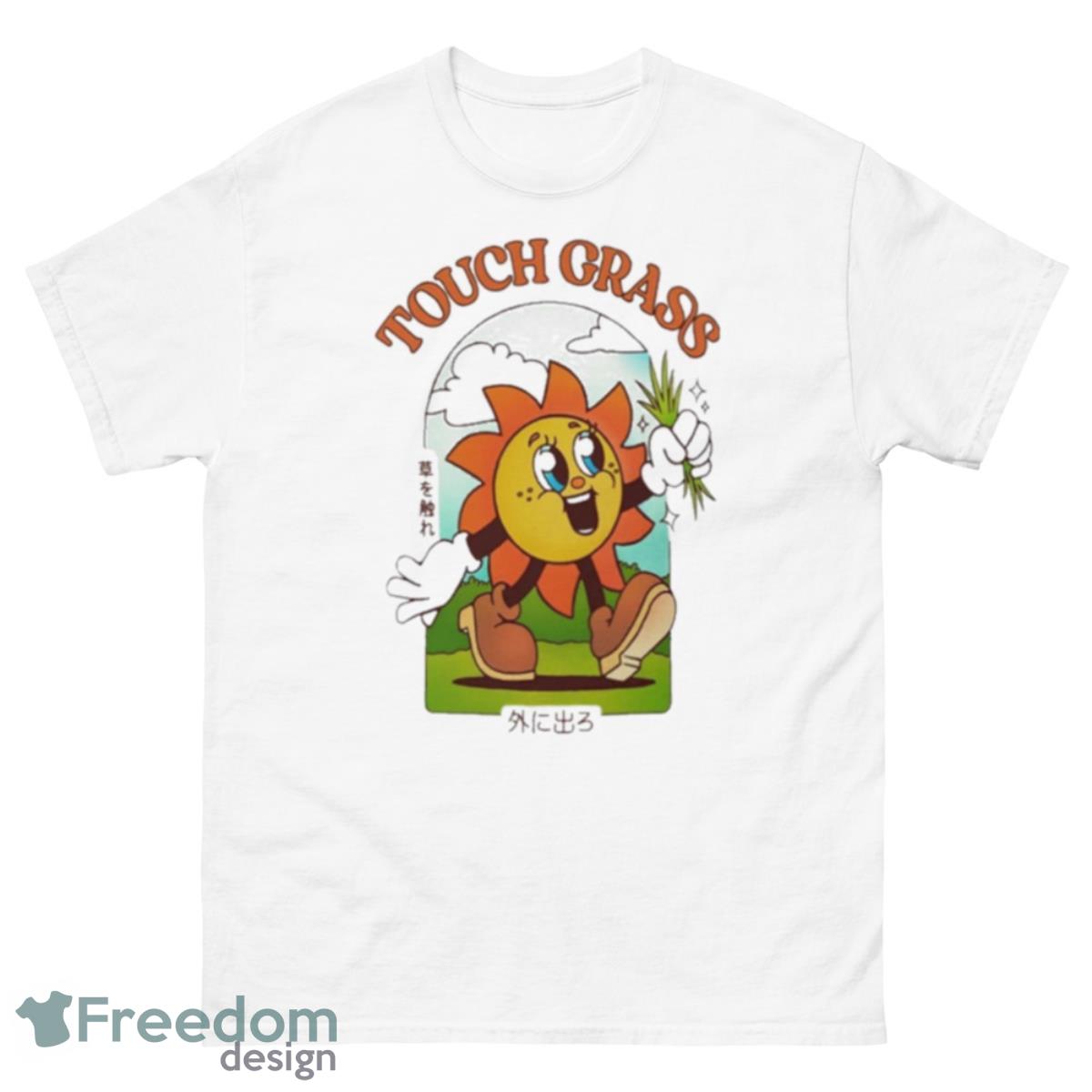 Hellvetika Touch Grass Shirt - 500 Men’s Classic Tee Gildan