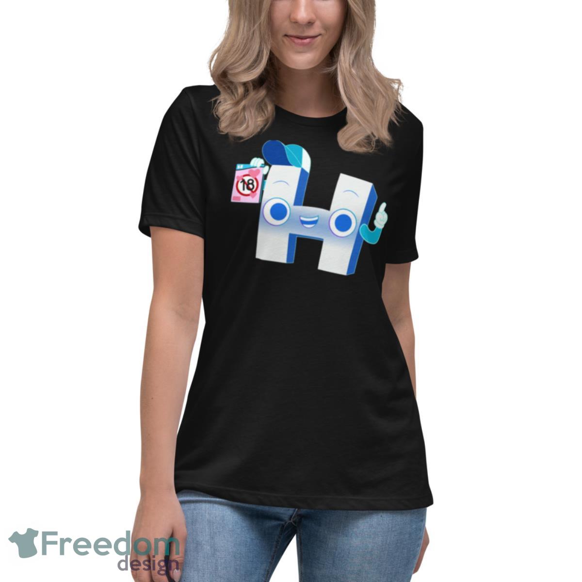 Helpie Sez Glitch Techs Shirt - Womens Relaxed Short Sleeve Jersey Tee Helpie Sez Glitch Techs Shirt - Womens Relaxed Short Sleeve Jersey Tee