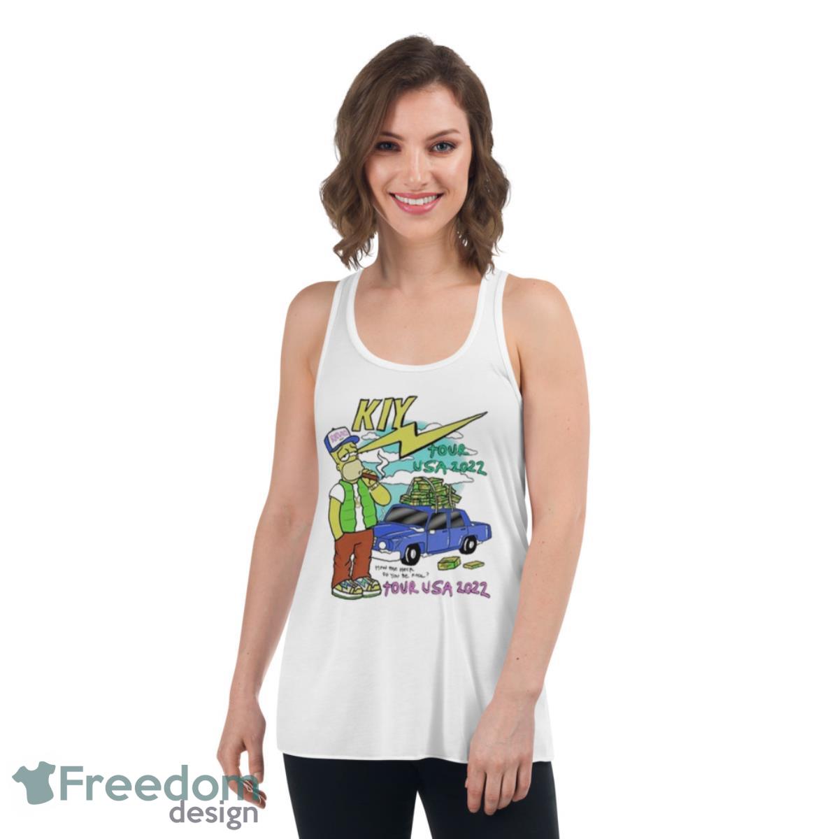 Homer Simpson How The Heck Do You Be Kool 2023 Shirt - Womens Flowy Racerback Tank Homer Simpson How The Heck Do You Be Kool 2023 Shirt - Womens Flowy Racerback Tank