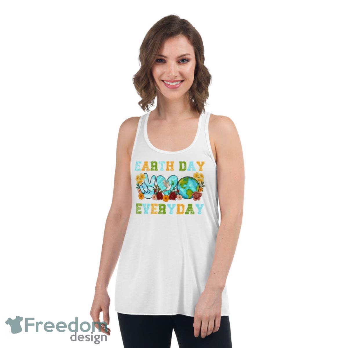 Hope Love Earth Earth Day Everyday Retro Environmental Vintage Shirt - Womens Flowy Racerback Tank Hope Love Earth Earth Day Everyday Retro Environmental Vintage Shirt - Womens Flowy Racerback Tank