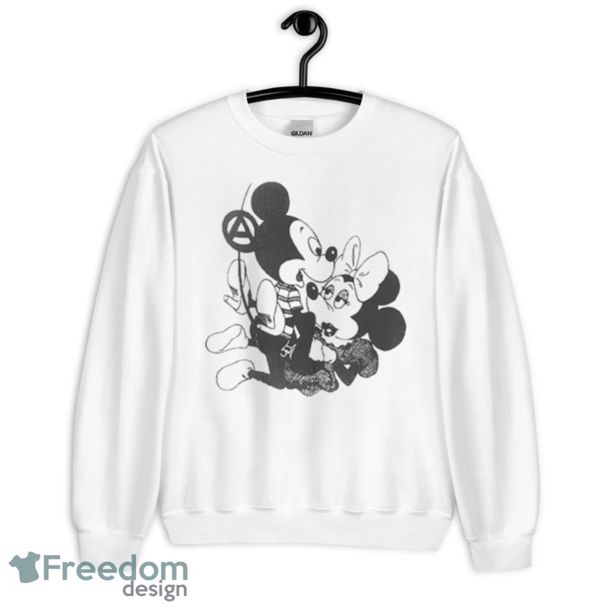 Hot 2023 Seditionaries Mickey And Minnie Mouse Shirt - Unisex Heavy Blend Crewneck Sweatshirt