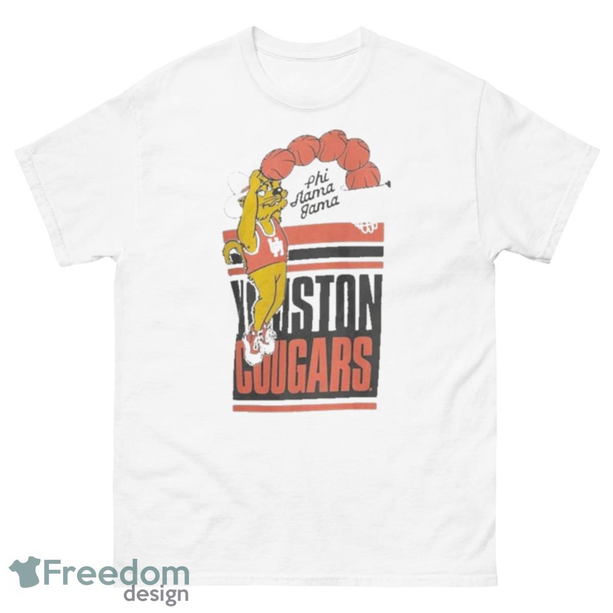 Houston Cougars Basketball PhI Nama Jama Shirt - 500 Men’s Classic Tee Gildan