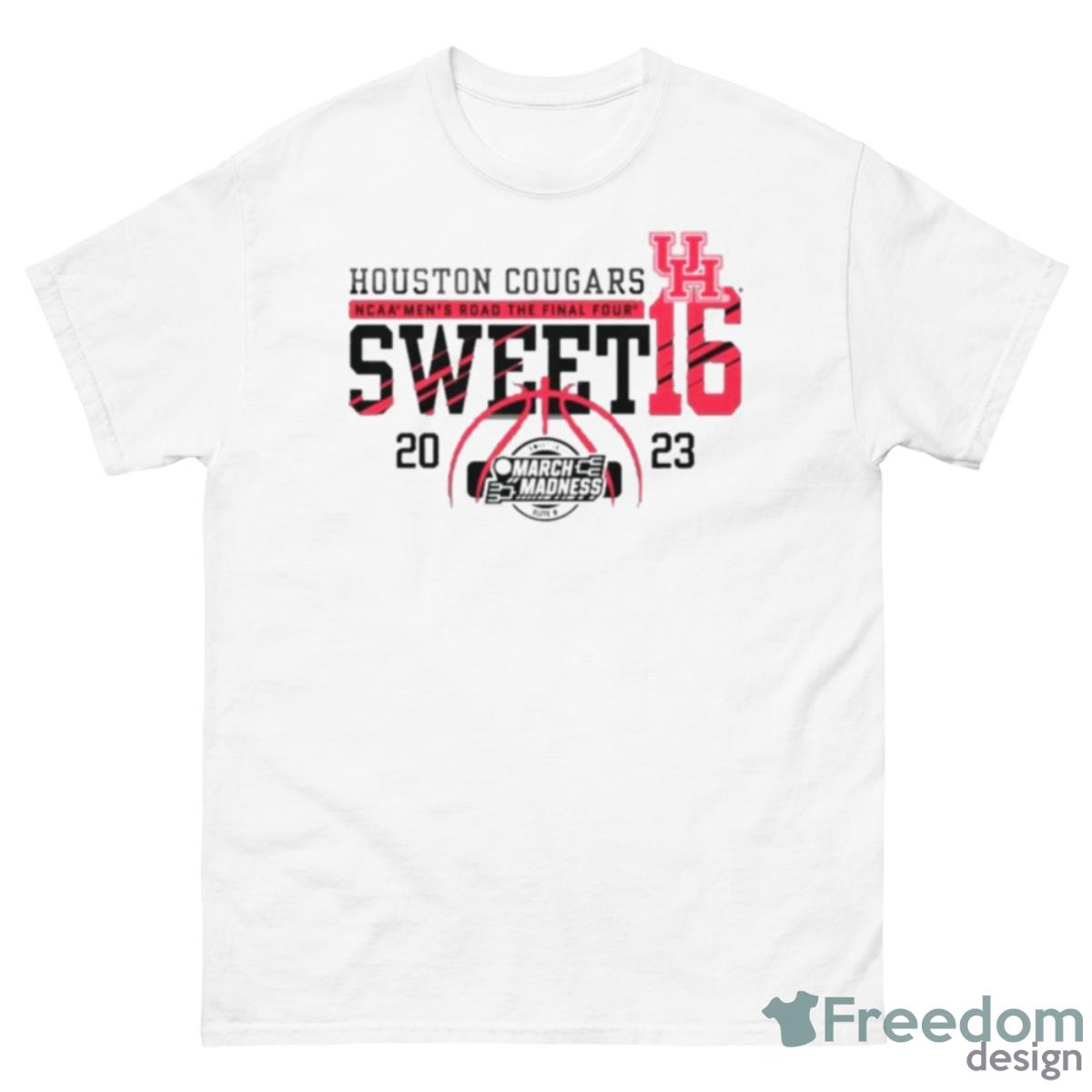 Houston Cougars Ncaa Men’s Road The Final Four Sweet 2023 Shirt - 500 Men’s Classic Tee Gildan