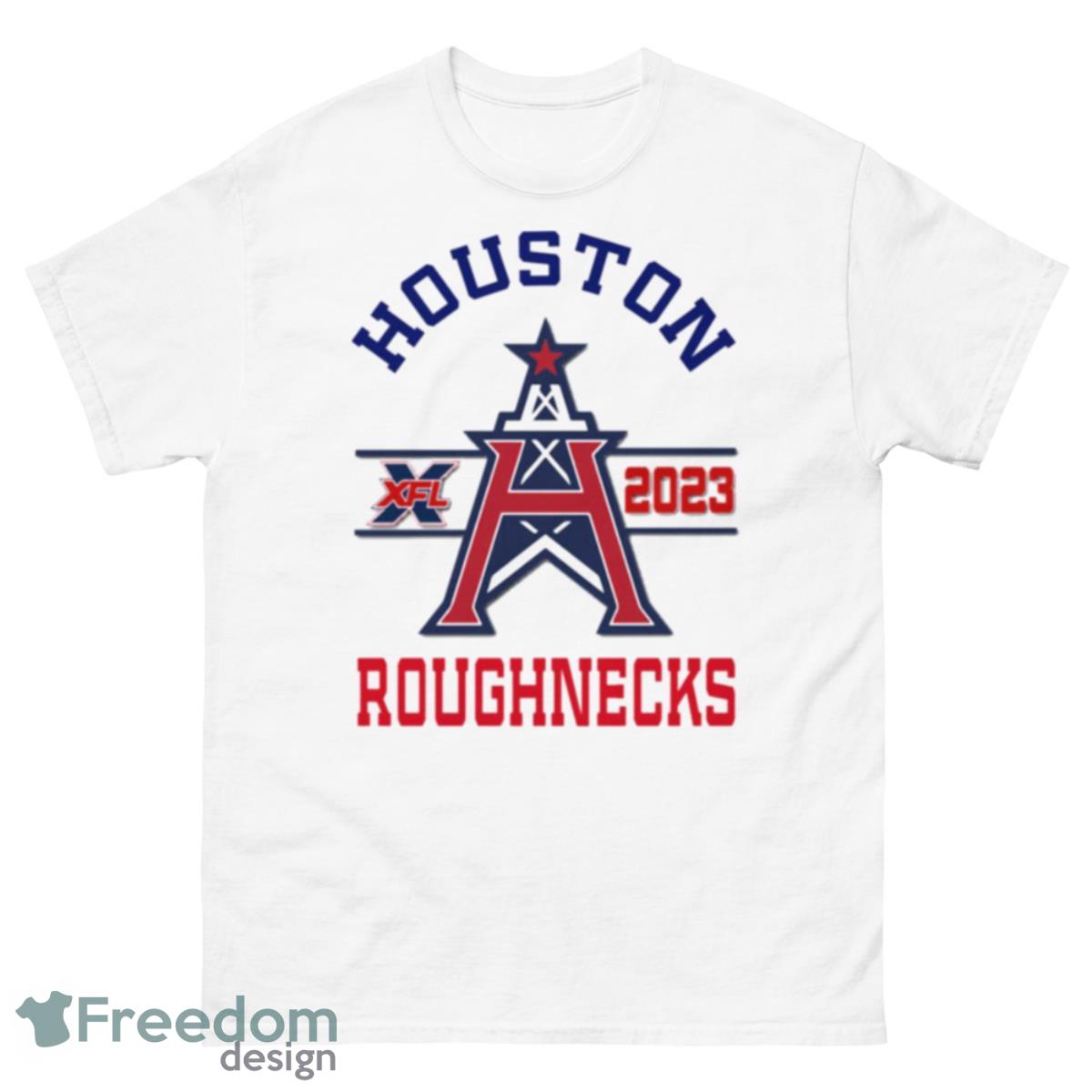 Houston Roughnecks 2023 Xfl Shirt - 500 Men’s Classic Tee Gildan