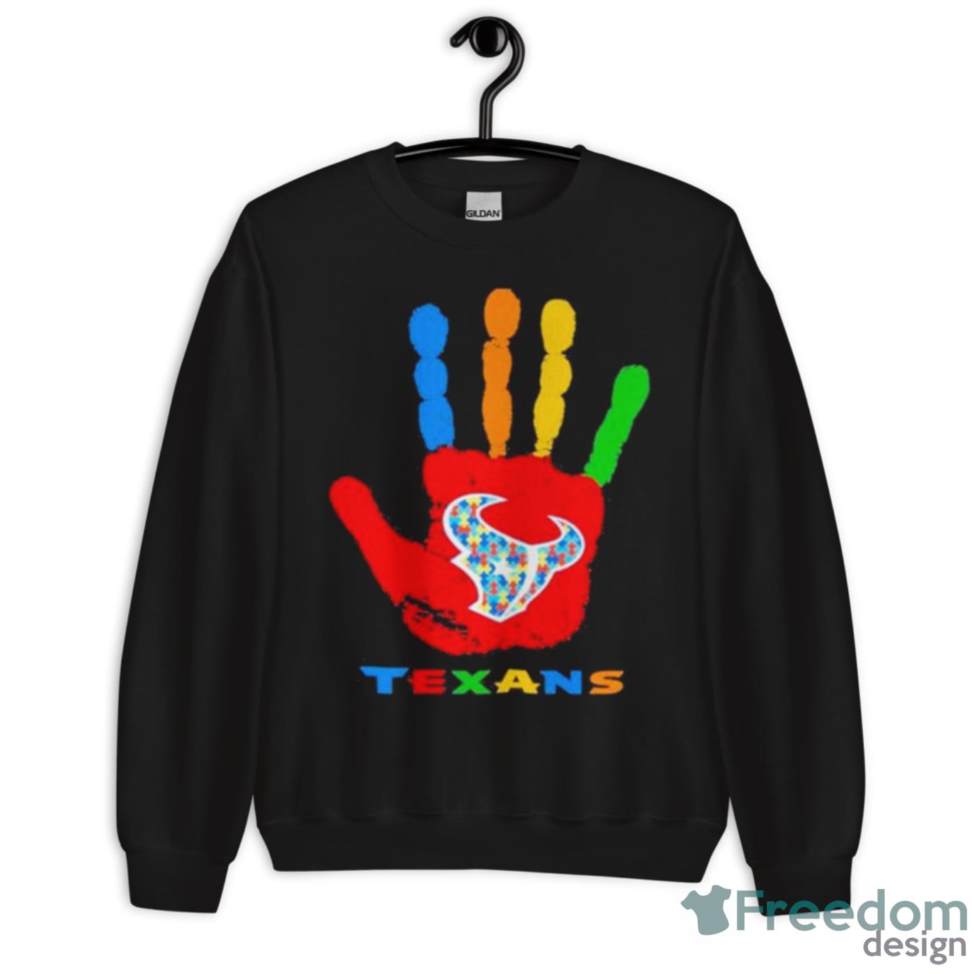 Houston Texans Hand Autism 2023 Nfl Shirt - High-Quality Printed Brand