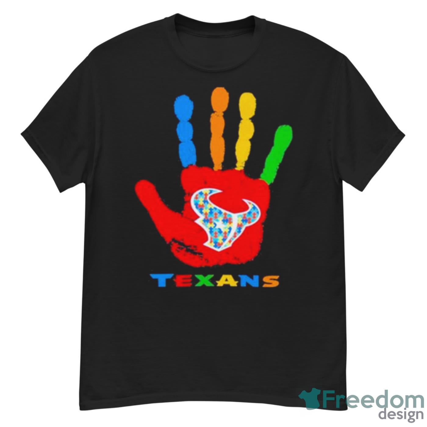 Houston Texans Hand Autism 2023 NFL Shirt - G500 Men’s Classic T-Shirt