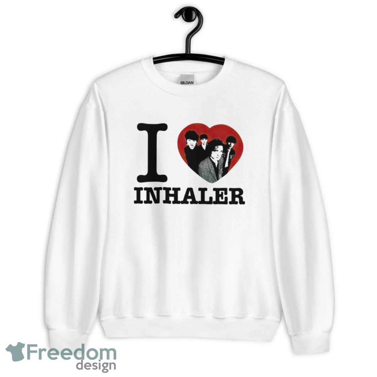 I Love Inhaler Shirt - Unisex Heavy Blend Crewneck Sweatshirt