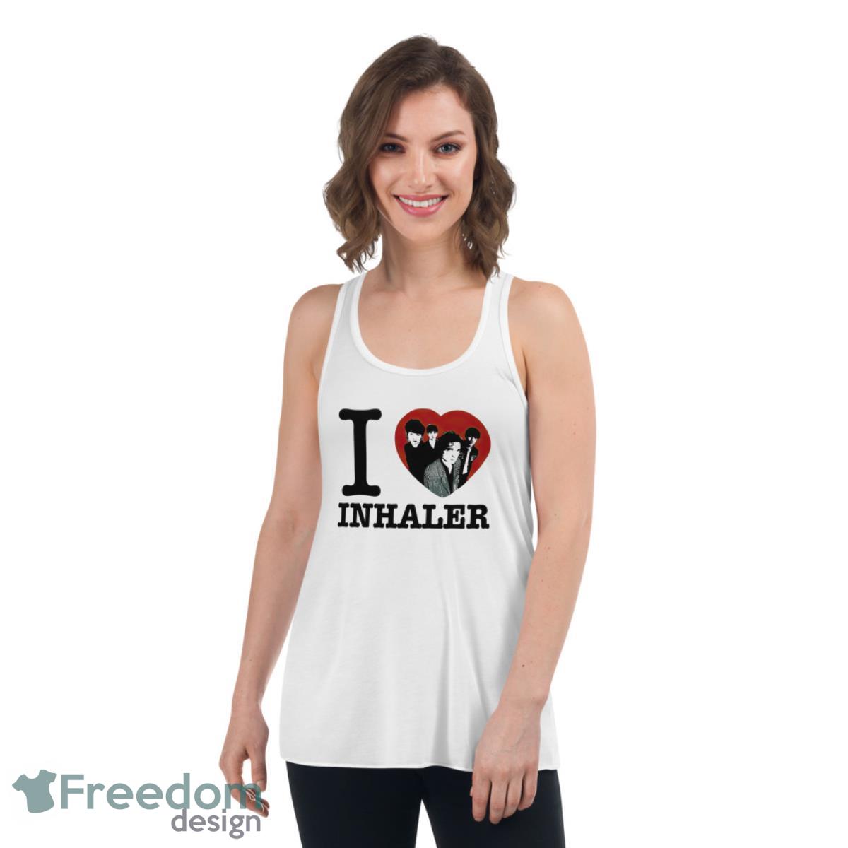 I Love Inhaler Shirt - Womens Flowy Racerback Tank I Love Inhaler Shirt - Womens Flowy Racerback Tank